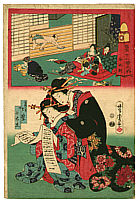 Yoshitora Utagawa active ca. 1840-1880 - The Noon  - The Modern Twelve Hours