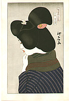Toyonari Yamamura 1885-1942 - February - Collection of New Ukiyoe Style Beauties - artelino Art Auctions. Toyonari Yamamura 1885-1942 - February - Collection of New Ukiyoe Style Beauties