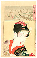 Chikanobu Toyohara 1838-1912 - Bunkyuu - Jidai Kagami - artelino Art Auctions. Chikanobu Toyohara 1838-1912 - Bunkyuu - Jidai Kagami
