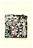 Sadao Watanabe 1913-1996 - Resurrection - Story of the Bible - artelino Art Auctions. Sadao Watanabe 1913-1996 - Resurrection - Story of the Bible