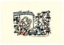 Sadao Watanabe 1913-1996 - Holy Child - Story of the Bible - artelino Art Auctions. Sadao Watanabe 1913-1996 - Holy Child - Story of the Bible