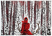 Chen Yuping born 1947 - Pretty Girl in the Snow