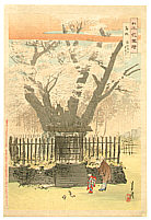 Gekko Ogata 1859-1920 - Ancient Cherry Tree - Flowers of Japan - artelino Art Auctions. Gekko Ogata 1859-1920 - Ancient Cherry Tree - Flowers of Japan