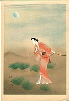Toyonari Yamamura 1885-1942 - Heroine Koman - Dai Chikamatsu Zenshu - artelino Art Auctions. Toyonari Yamamura 1885-1942 - Heroine Koman - Dai Chikamatsu Zenshu