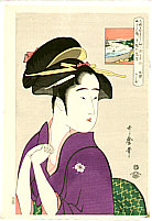 Utamaro Kitagawa 1750-1806 - Lady in Purple - artelino Art Auctions. Utamaro Kitagawa 1750-1806 - Lady in Purple