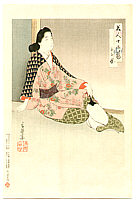 Toshihide Migita 1863-1925 - Beauty in the Summer Evening - artelino Art Auctions. Toshihide Migita 1863-1925 - Beauty in the Summer Evening