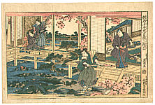 Eisen Ikeda 1790-1848 - Act.2 - Chushingura - artelino Art Auctions. Eisen Ikeda 1790-1848 - Act.2 - Chushingura