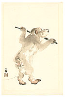 Seiho Takeuchi 1864-1942 - Dancing Monkey - artelino Art Auctions. Seiho Takeuchi 1864-1942 - Dancing Monkey