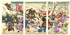 Nobukazu Watanabe 1874-1944 - Sino-Japanese War - artelino Art Auctions. Nobukazu Watanabe 1874-1944 - Sino-Japanese War