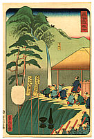 Yoshitora Utagawa active ca. 1840-1880 - Sakanoshita - The Scenic Places of Tokaido - artelino Art Auctions. Yoshitora Utagawa active ca. 1840-1880 - Sakanoshita - The Scenic Places of Tokaido