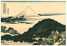 Hokusai Katsushika 1760-1849 - Aoyama - Fugaku Sanju-rokkei - artelino Art Auctions. Hokusai Katsushika 1760-1849 - Aoyama - Fugaku Sanju-rokkei