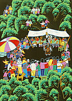 Cao Quantang born 1957 - Watching an Opera - artelino Art Auctions. Cao Quantang born 1957 - Watching an Opera