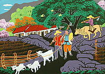 Cao Quantang born 1957 - Spring Furrow