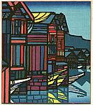 Clifton Karhu born 1927 - Ine Harbor - artelino Art Auctions. Clifton Karhu born 1927 - Ine Harbor