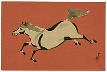 Seizan Aoyama active ca. 1920-30s - Seizan Zen Horse - 1 - artelino Art Auctions. Seizan Aoyama active ca. 1920-30s - Seizan Zen Horse - 1