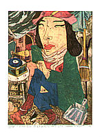 Yuji Hiratsuka born 1954 - Musical Appreciation - artelino Art Auctions. Yuji Hiratsuka born 1954 - Musical Appreciation