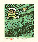 Akio Onda born 1924 - Tea Harvest - artelino Art Auctions. Akio Onda born 1924 - Tea Harvest