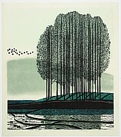 Yuji Watanabe born 1941 - Mt. Fuji at Miho - artelino Art Auctions. Yuji Watanabe born 1941 - Mt. Fuji at Miho