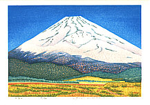 Yuji Watanabe born 1941 - White Mt. Fuji - artelino Art Auctions. Yuji Watanabe born 1941 - White Mt. Fuji
