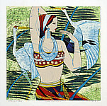 Hao Ping born 1952 - Crane Dance in Spring Breeze