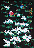 Shen Yingxia born 1961 - Fat Rabbits Year Running I - artelino Art Auctions. Shen Yingxia born 1961 - Fat Rabbits Year Running I
