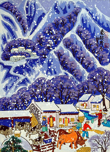 Cheng Minsheng born 1943 - Mid Winter in Qin Ling Mountain Range - artelino Art Auctions. Cheng Minsheng born 1943 - Mid Winter in Qin Ling Mountain Range