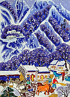 Cheng Minsheng born 1943 - Mid Winter in Qin Ling Mountain Range