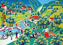 Cheng Minsheng born 1943 - Caijia Slope
