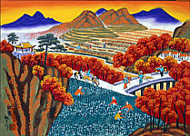 Cheng Minsheng born 1943 - Fall Harvest