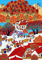 Cheng Minsheng born 1943 - Persimmons are Ripe