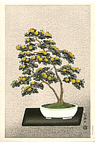 Nisaburo Ito 1910-1988 - Bonsai Chrysanthemum (right panel) - artelino Art Auctions. Nisaburo Ito 1910-1988 - Bonsai Chrysanthemum (right panel)