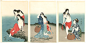 Utamaro Kitagawa 1750-1806 - Abalone Divers - artelino Art Auctions. Utamaro Kitagawa 1750-1806 - Abalone Divers