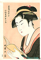 Utamaro Kitagawa 1750-1806 - Beauty Ochie - artelino Art Auctions. Utamaro Kitagawa 1750-1806 - Beauty Ochie