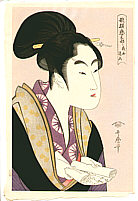 Utamaro Kitagawa 1750-1806 - Beauty Aukoi - artelino Art Auctions. Utamaro Kitagawa 1750-1806 - Beauty Aukoi