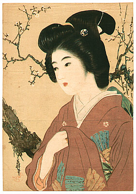 Eiho Hirezaki 1881-1968 - Lithograph kuchi-e 3
