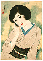 Eiho Hirezaki 1881-1968 - Lithograph kuchi-e 3 - artelino Art Auctions. Eiho Hirezaki 1881-1968 - Lithograph kuchi-e 3