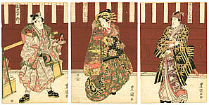 Toyokuni II Utagawa 1777-1835 - Doll Seller and Courtesan - artelino Art Auctions. Toyokuni II Utagawa 1777-1835 - Doll Seller and Courtesan