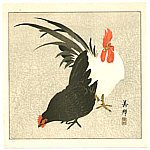 Biho Takahashi 1873-? - Rooster and Hen - artelino Art Auctions. Biho Takahashi 1873-? - Rooster and Hen