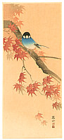 Sozan Ito 1884-? - Blue Bird and Red Maple - artelino Art Auctions. Sozan Ito 1884-? - Blue Bird and Red Maple