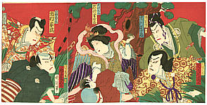 Chikanobu Toyohara 1838-1912 - Angel - artelino Art Auctions. Chikanobu Toyohara 1838-1912 - Angel
