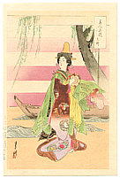 Gekko Ogata 1859-1920 - Dancer - Bijin Hana Kurabe - artelino Art Auctions. Gekko Ogata 1859-1920 - Dancer - Bijin Hana Kurabe