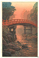 Yuhan Ito active 1930s - Sacred Bridge in Nikko - artelino Art Auctions. Yuhan Ito active 1930s - Sacred Bridge in Nikko
