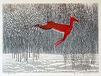 Zheng Zijiang born 1965 - Jumping Deer