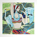 Hao Ping born 1952 - Crane Dance in Spring Breeze