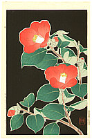 Shodo Kawarazaki 1889-1973 - Red Camellia - artelino Art Auctions. Shodo Kawarazaki 1889-1973 - Red Camellia