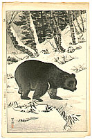 Shiro Kasamatsu 1898-1992 - Bear - artelino Art Auctions. Shiro Kasamatsu 1898-1992 - Bear