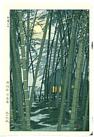 Shiro Kasamatsu 1898-1992 - Bamboo in Summer - artelino Art Auctions. Shiro Kasamatsu 1898-1992 - Bamboo in Summer