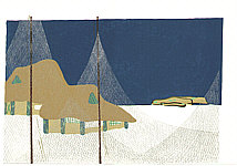 Sekka Kamisaka 1866-1942 - Fishing Village - artelino Art Auctions. Sekka Kamisaka 1866-1942 - Fishing Village
