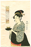Utamaro Kitagawa 1750-1806 - Beauty and Tea - artelino Art Auctions. Utamaro Kitagawa 1750-1806 - Beauty and Tea