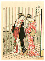 Kiyonaga Torii 1752-1815 - Ukinagusa - artelino Art Auctions. Kiyonaga Torii 1752-1815 - Ukinagusa
